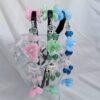 Stoneflowers--double-sided wooden hair sticks